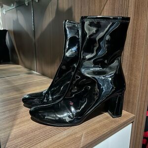 BERSHKA black booties